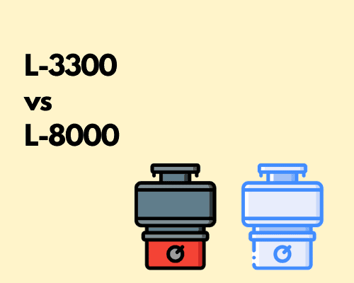 Waste King 3300 vs 8000