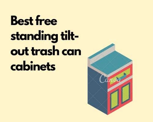 Best tilt out trash can cabinets